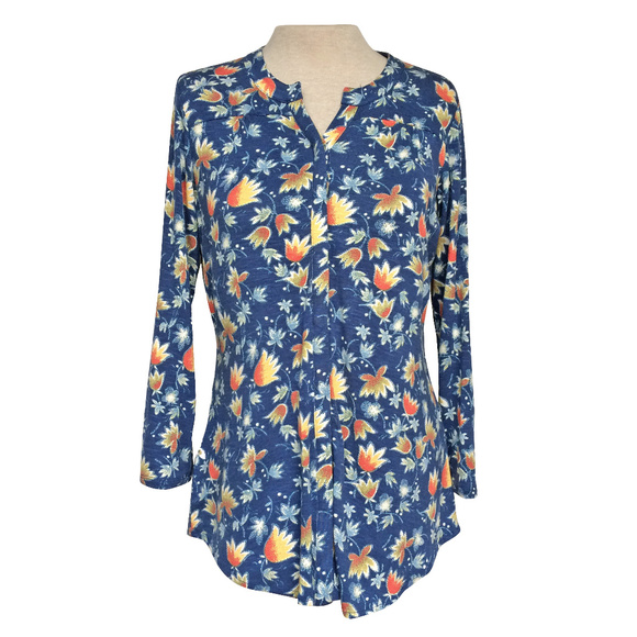 JNY Jones New York Soft Floral Button Up Shirt S - Picture 2 of 4